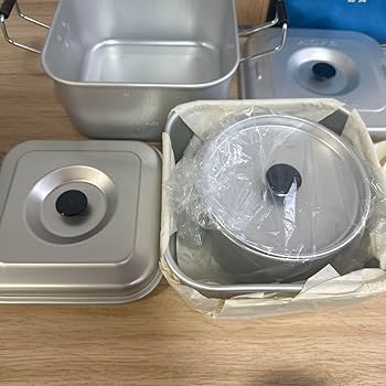 Amazon.co.jp: HOOP KOCHER ホープ 角型コッヘル 中セット 日本